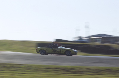 Michael Kopecky at speed in his Porsche 914 Through Turn 2