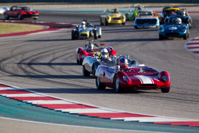 Close racing with 1 Travis Engen and 33 Jim Gewinner in a pair of Lotus 23B cars and 25 Willis Murphey Jr in his Elva Mk7S Close racing with 1 Travis Engen and 33 Jim Gewinner in a pair of Lotus 23B cars and 25 Willis Murphey Jr in his Elva Mk7S