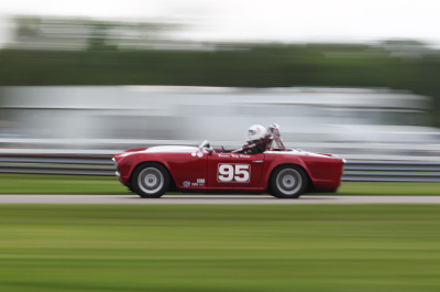 95 Tony Drews Triumph TR4 At Speed 95 Tony Drews Triumph TR4 At Speed