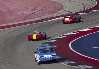 Thomas Schluter Porsche 911, Willis Murphey Elva Mk7s, and Mike Lovay Datsun 510 Thomas Schluter Porsche 911, Willis Murphey Elva Mk7s, and Mike Lovay Datsun 510