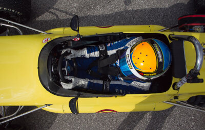 Matt Brabham alone with his thoughts before the Helmet Race at SVRA Nationals 2020 Matt Brabham alone with his thoughts before the Helmet Race at SVRA Nationals 2020