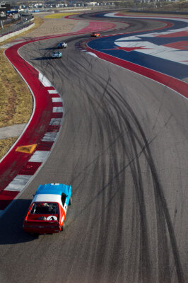 The last open road through the esses at COTA with 4 Joseph P Conte in his 1968 AMC Javelin The last open road through the esses at COTA with 4 Joseph P Conte in his 1968 AMC Javelin