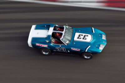 Mark Mcilyar showing some speed under the COTA tower in his 1971 Corvette Mark Mcilyar showing some speed under the COTA tower in his 1971 Corvette