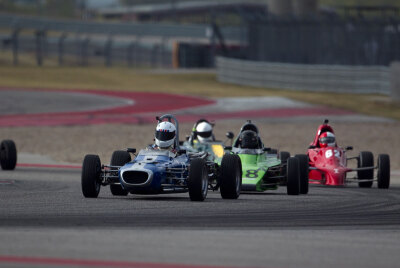 Jeff Langham leads 98A Jeffrey Garrett and 62 Duke Waldrup in Group 2 FF action at COTA 2020 Jeff Langham leads 98A Jeffrey Garrett and 62 Duke Waldrup in Group 2 FF action at COTA 2020
