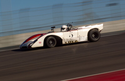 Robert Hoemke completely on it in his 1971 Lola T212 out of Turn 1 at COTA Robert Hoemke completely on it in his 1971 Lola T212 out of Turn 1 at COTA