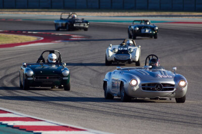 Doug Radix in his 1955 Mercedes 190 SL leading 572 Karl Keiger and his 1966 MG Midget and 04 Peter Sandy and his 1959 Austin Healey Sprite Doug Radix in his 1955 Mercedes 190 SL leading 572 Karl Keiger and his 1966 MG Midget and 04 Peter Sandy and his 1959 Austin Healey Sprite