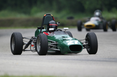 Doug Bruce in his 1972 Merlyn Mk20A Doug Bruce in his 1972 Merlyn Mk20A