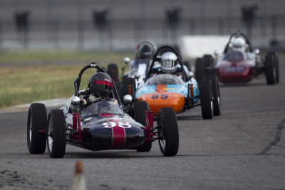 Formula Vee Action 98 Jason White and 85 Tim Little