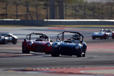 Pair of Cobras snaking through the esses with 83 Vincent Dean and 84 A.C. D'Augustine Pair of Cobras snaking through the esses with 83 Vincent Dean and 84 A.C. D'Augustine
