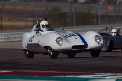 Steve Sanett and his glorious 1957 Lotus 11 LeMans were in fine form all weekend Steve Sanett and his glorious 1957 Lotus 11 LeMans were in fine form all weekend