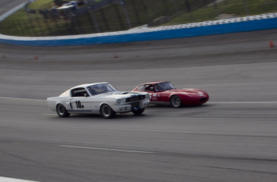 Steven Seitz 1965 Ford Mustang and Scott Young 1962 Jaguar XkE